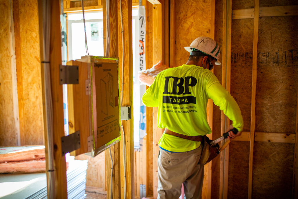 IBP employee in construction